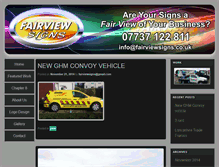 Tablet Screenshot of fairviewsigns.com